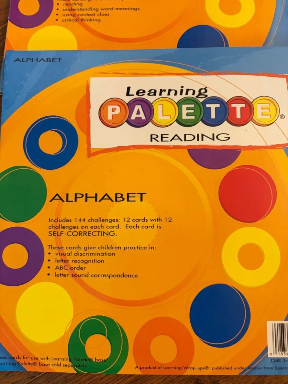 Level 1 Learning Palette Reading Set With 4 Card Packs & 1 Base Set A S4